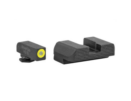 AmeriGlo Protector Night Sights w/ Green Tritium Front & Serrated Rear Fits Various Glock Models- GL-701