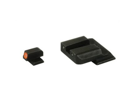AmeriGlo Spartan Tactical Operator Night Sights For S&W M&P Green Front With Orange Outline Tritium Rear - SW-446