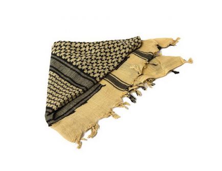 Blackhawk 100% Cotton Tactical Shemagh, Black/Tan - 330005CT