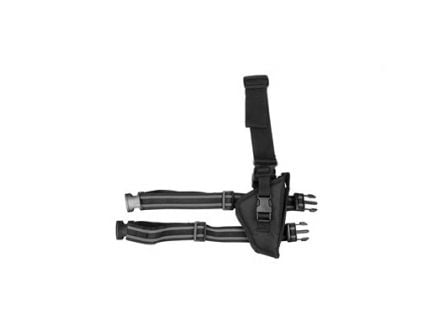 Bulldog Cases Pro Tactical Leg Holster, Fits Md/Lg Frame Auto Handgun RH, Black - WTAC 7R