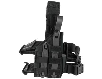 Blackhawk Omega VI Ultra Size Ambidextrous Hand Beretta 92 Modular Light Holster, Plain Black - 40MLH1BK