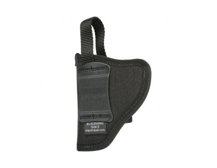 Blackhawk Size 9 Right Hand 2" Barrel Small-Frame 5-Shot Revolver OWB Hip Holster, Smooth Black - 73NH09BK-R