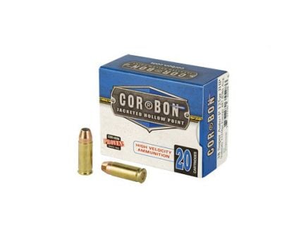 CorBon Self Defense 38 Super Ammo 125 Grain JHP +P, 20 rds/box - 38X12520