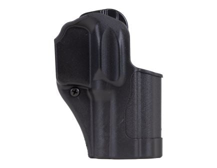 Blackhawk Standard CQC Size 7 Right Hand 4" Springfield XD Concealment Injection Molded Sportster Holster, Matte Black - 415607BK-R