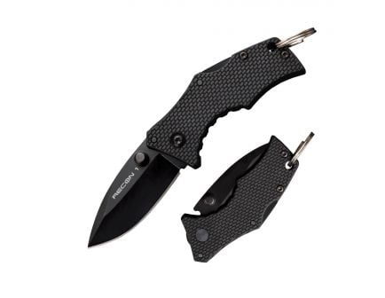 Cold Steel Micro Recon 1 Spear Point Folding Knife, 2", Black - 27TDS