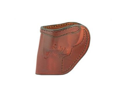 Don Hume H715M Clip On RH IWB Holster For Smith & Wesson J Frame And Taurus 85, Brown Leather - J168050R