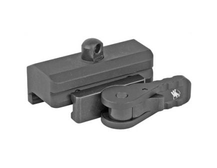 American Defense QR Mount for Picatinny Fits Harris Bipod, Black - AD-BP-STD
