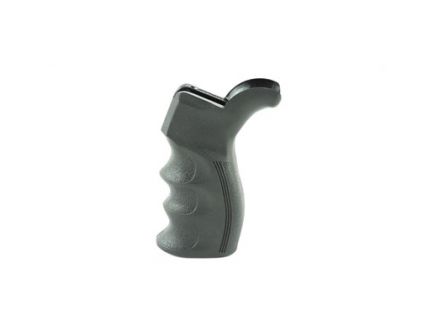 Advanced Technology Classic AR-15 Pistol Grip With Finger Grooves, Black - ARA3200
