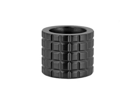Backup Tactical 1/2x28 RH .223 Rem Rifle Thread Protector With Frag Pattern, Black - FRAG-BLK223