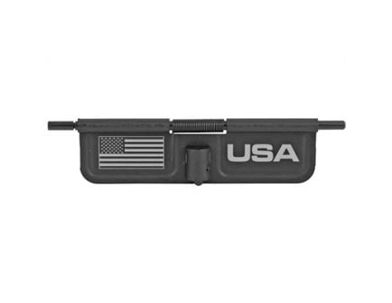 Bastion American Flag AR-15 Ejection Port Dust Cover, Black - BASEPDC-BW-USAFLG
