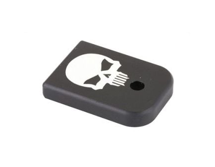 Bastion Skull Magazine Base Plate for Glock 9/40 - BASGL-940-BW-BTSKUL