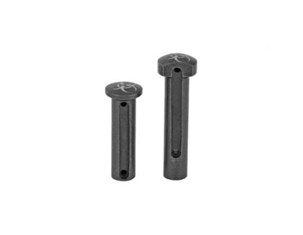 Bastion Biohazard AR-15 Takedown And Pivot Pin Set, Black - BASPVTPIN-BIOHAZ