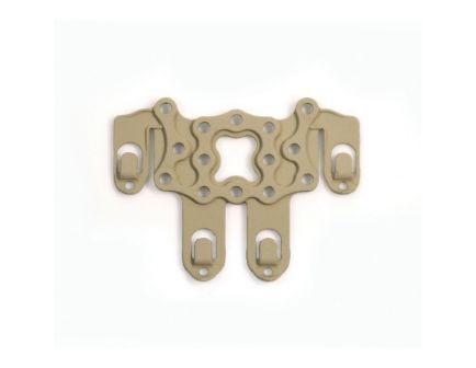 Blackhawk S.T.R.I.K.E. Adapter Platform for Injection Molded Concealment Holster, STRIKE or Pals/Molle Web System, Coyote Tan - 38CL63CT
