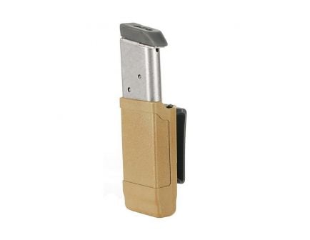 Blackhawk Single Magazine Case for 9mm/0.40/0.45 Caliber, 10mm/0.357 SIG Single Stack Magazines Pistols, Matte Coyote Tan - 410500PCT