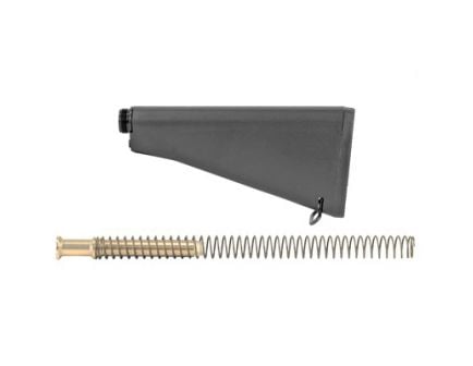 CMMG Rifle Length Receiver Extension Stock Kit For AR Rifles, Black - 55CA646