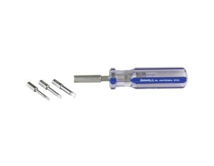 Brownells Magna-Tip 4-Piece LE Screwdriver Set w/Clip-Tip Handle
