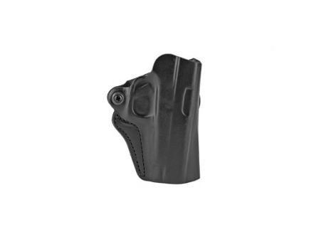 DeSantis Gunhide Mini Scabbard Belt Holster Fits Glock 48, Black Leather - 019BA3NZ0