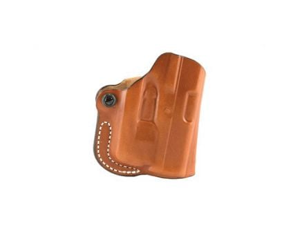DeSantis Gunhide Mini Scabbard Belt Holster Fits Glock 43 w/ Streamlight TLR6, RH, Tan - 019TA0CZ0