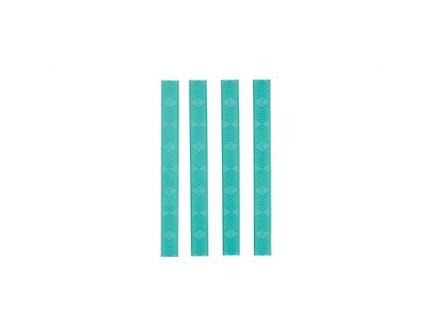 Ergo Grip M-LOK WedgeLok Rail Covers 6 1/4"x5/8", Robin's Egg Blue - 4332-4PK-REB