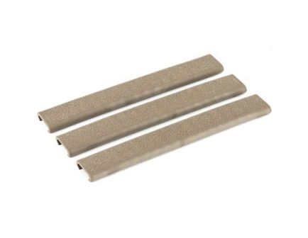 Ergo Grip Rail Covers 18 Slot Ladder Textured Slim Line LowPro 3-Pack, Desert Tan - 4379-3PK-DE