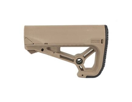 FAB Defense AR-15 Buttstock Small/Compact Design Fits Mil-Spec And Commercial Tubes, FDE - FX-GLCOREST