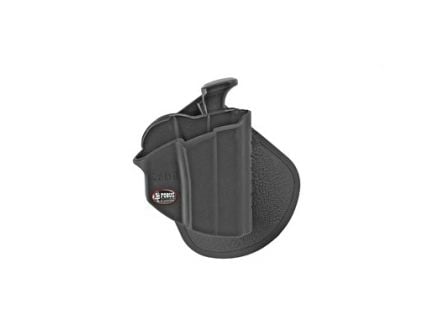 Fobus Level 2 Thumb Lever RH OWB Kydex Paddle Holster For Glock 26/27/33, Black - GL26PB