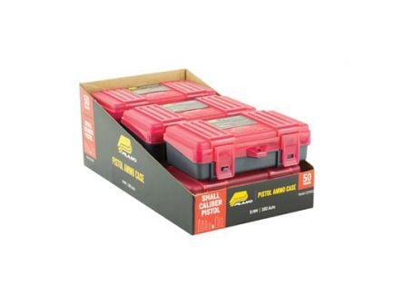 Plano 6 Pack 50rd 9mm/.380 Handgun Ammunition Boxes, Charcoal/Rose - 122450