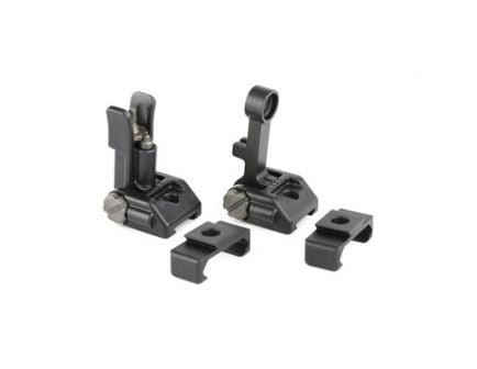 Griffin Armament M2 Folding Front/Rear Sights With 12 O'Clock Base, Black - GAM2S