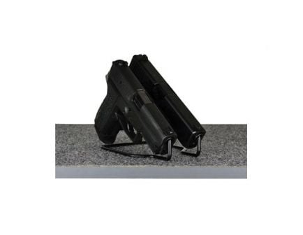 Gun Storage Solutions Handgun Hangers Fits.22 Cal - Up 2 Per Stand, Black - DUEL2