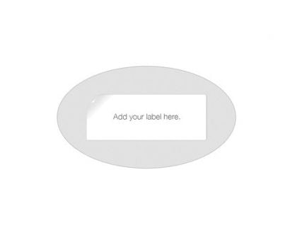 Gun Storage Solutions Oval Cards - OVLCRD-BLNK