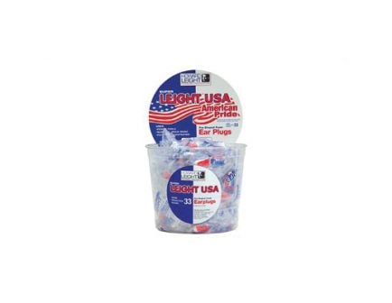 Howard Leight Super Leight Red/White/Blue Foam Ear Plugs, 100 Pairs - R-03113