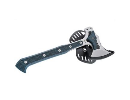 Hogue EX-T01 Tomahawk With G10 Sheath, Blue Lava - 35773-EXLRSR