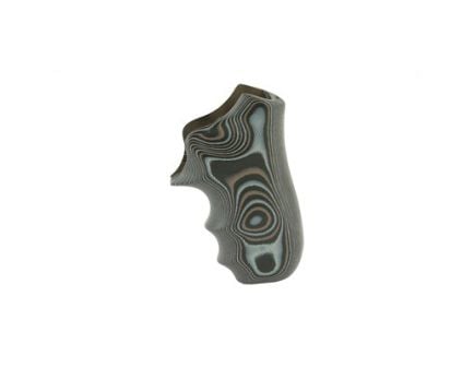 Hogue G10 Grips For Ruger LCR, G-Mascus Black/Gray - 78167