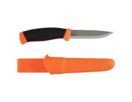 Morakniv Companion Fixed Blade Knife Stainless Steel 4.1" Blade, Blk/Orange - M-12090