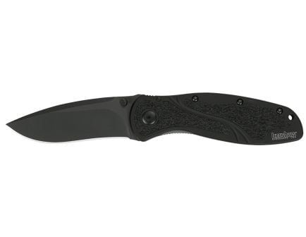 Kershaw Blur 3.4" Plain Drop Point Folding Knife, Black