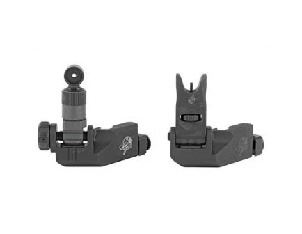 Knights Armament 45 Degree Offset Folding Sight Set Fits Picatinny, Blk - 31593