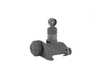 Knights Armament Rear Flip Up Sight for Picatinny Rail, Black - 98474