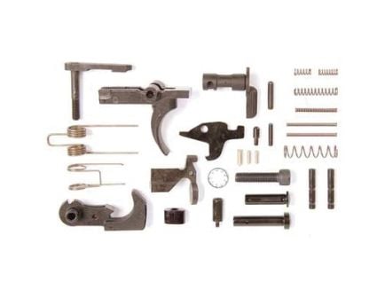 LBE Unlimited .223/5.56 AR-15 Lower Parts Kit Without Trigger Guard Or Pistol Grip, Black - ARK15LPK