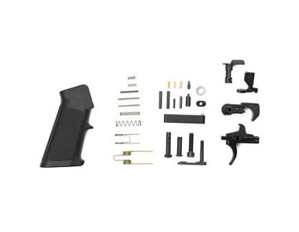 LBE Unlimited .223/5.56 AR-15 Lower Parts Kit With Trigger Guard And Pistol Grip, Black - AR15LPKT