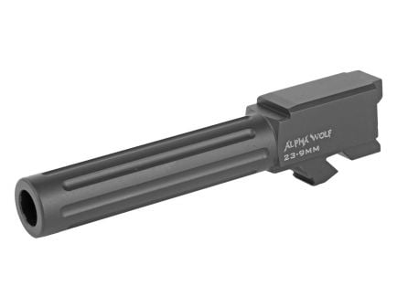 Lone Wolf AlphaWolf 9mm Fluted Barrel Conversion For Glock 23&32 - AW-239N