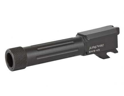 Lone Wolf AlphaWolf 45ACP Threaded Barrel Conversion For 45 S&W Shield - AW-SWS45TH