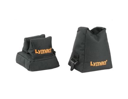 Lyman Crosshair Combo Filled Front And Rear Shooting Rests Standard Size, Black - 7837805