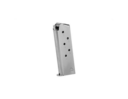 Mecgar 45 ACP 6 Round Magazine Fits 1911 Officer, Nickel - MGCO4506N