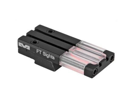 Meprolight Fiber Tritium Bullseye Sight Fits HK VP9, Red - 0631253408