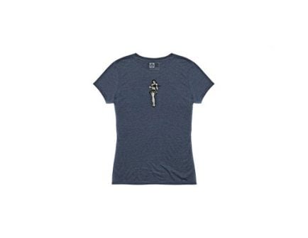 Magpul Hula Girl Women's Tee Shirt Small, Navy - MAG1124