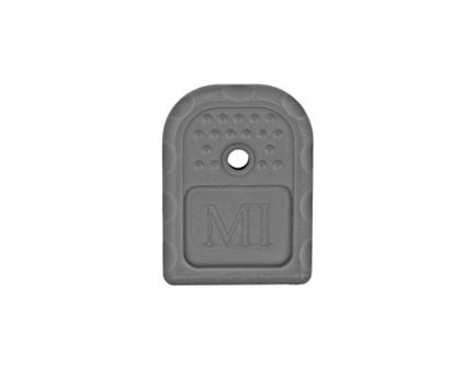 Midwest Industries Alum  9MM/40 Cal Magazine Base Plate Fits Glock 9/40 Double Stack, Black Anodized - MI-GBP-9,40-BLK