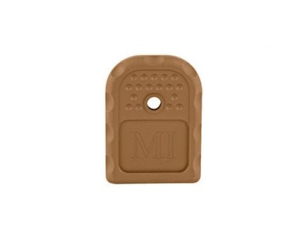 Midwest Industries Alum 9MM/40 Cal Mag Base Plate Fits Glock 9/40 Double Stack, FDE - MI-GBP-9/40-FDE