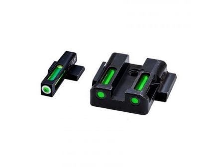 Hiviz LiteWave H3 Interchangeable Front/Rear Sight Set for M&P Full Size and Compact in All Caliber Pistols - MPN621