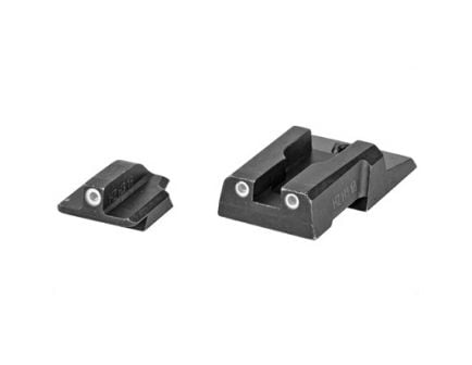 Hi-Viz Ruger Security 9 White Halo Tritrium Front And Rear Night Sights, Black - RGS9N121