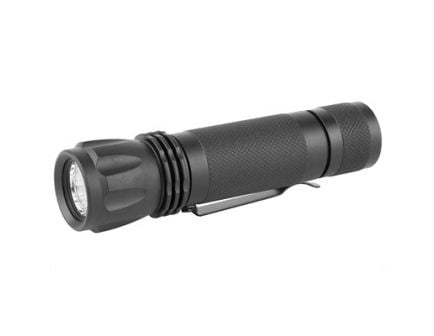 NCSTAR LED Flashlight Fits Picatinny/Weaver Rail, Black - ATFLB